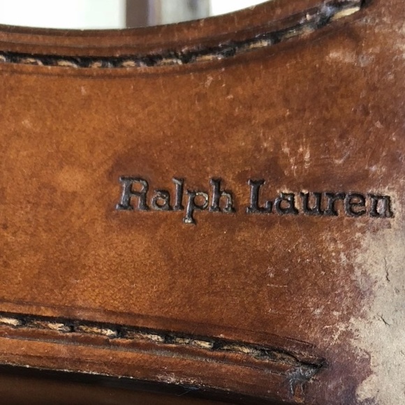 RALPH LAUREN Lt Brown Leather Doughboy Lace-Up Buckle Ankle Boots 10B Italy RARE - Picture 8 of 12